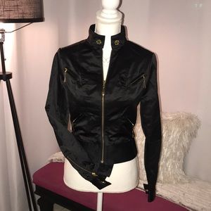 Baby Phat cropped satin jacket